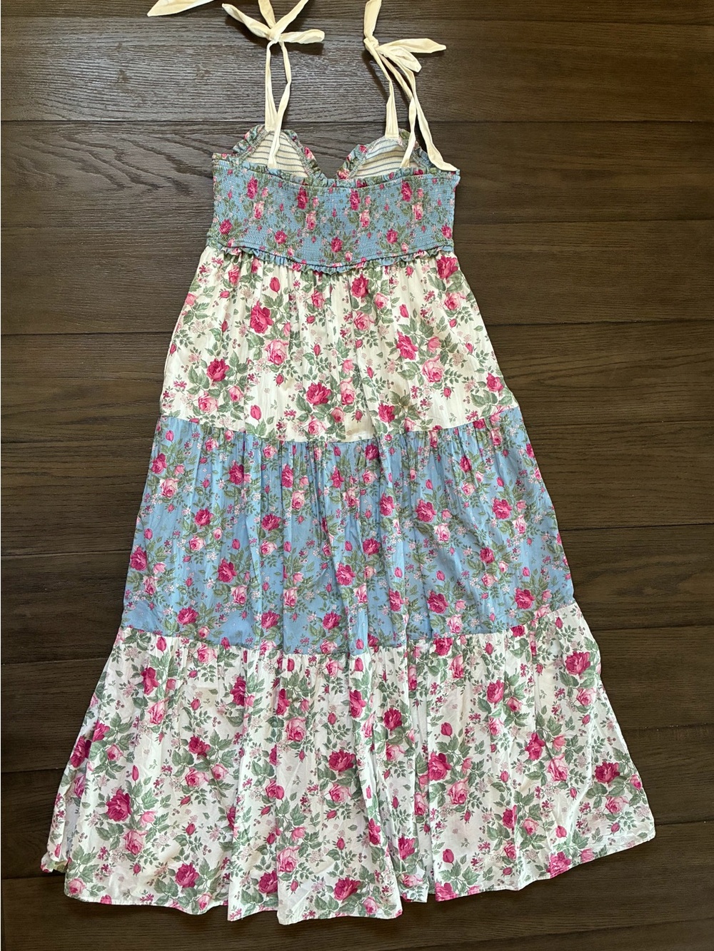 Altar’d State Blue & White Floral Maxi Dress - Picture 6 of 9